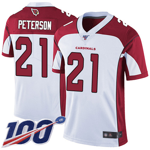 Nike Cardinals #21 Patrick Peterson White Men's Stitched NFL 100th Season Vapor Limited Jersey Nike Cardinals #21 Patrick Peterson White Men's Stitched NFL 100th Season Vapor Limited Jersey