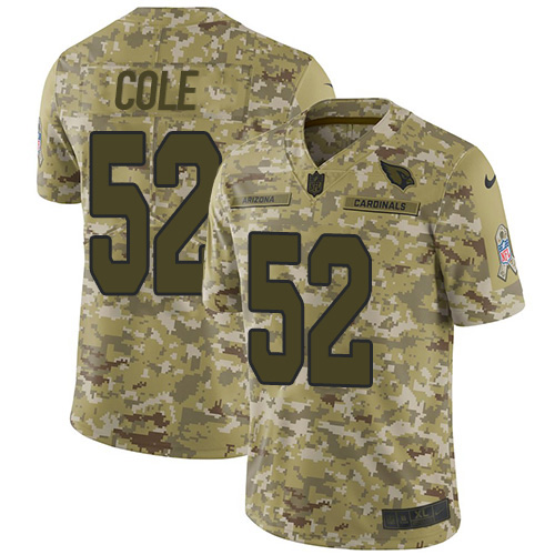 Nike Cardinals #52 Mason Cole Camo Men's Stitched NFL Limited 2018 Salute To Service Jersey Nike Cardinals #52 Mason Cole Camo Men's Stitched NFL Limited 2018 Salute To Service Jersey