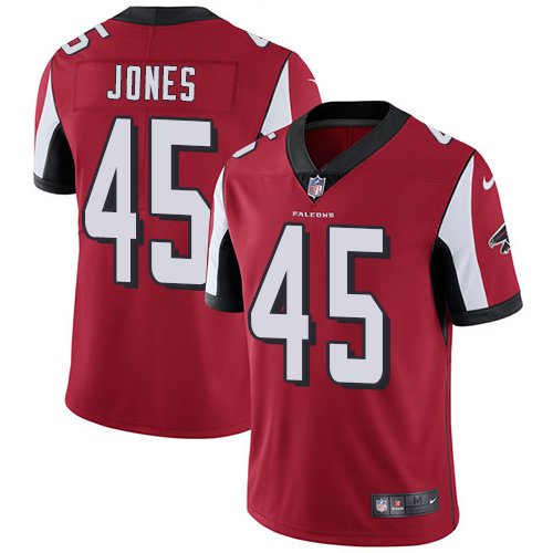 Nike Falcons #45 Deion Jones Red Team Color Men's Stitched NFL Vapor Untouchable Limited Jersey Nike Falcons #45 Deion Jones Red Team Color Men's Stitched NFL Vapor Untouchable Limited Jersey