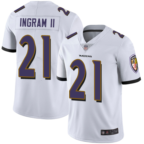 Nike Ravens #21 Mark Ingram II White Men's Stitched NFL Vapor Untouchable Limited Jersey Nike Ravens #21 Mark Ingram II White Men's Stitched NFL Vapor Untouchable Limited Jersey