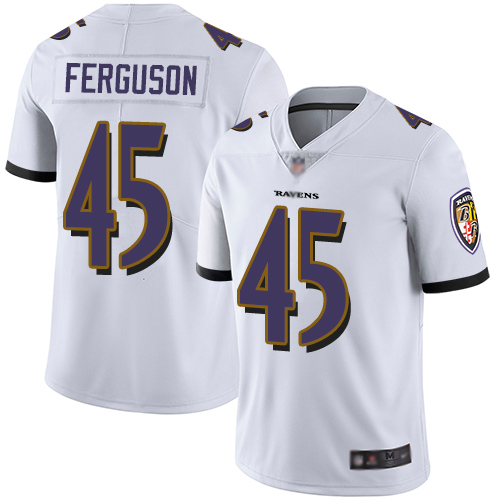 Nike Ravens #45 Jaylon Ferguson White Men's Stitched NFL Vapor Untouchable Limited Jersey Nike Ravens #45 Jaylon Ferguson White Men's Stitched NFL Vapor Untouchable Limited Jersey