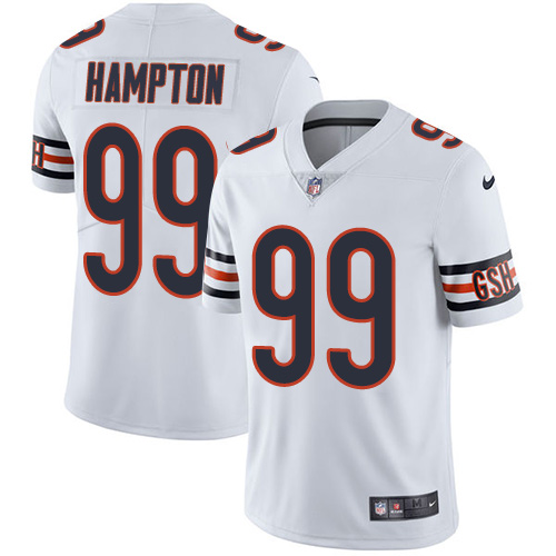 Nike Bears #99 Dan Hampton White Men's Stitched NFL Vapor Untouchable Limited Jersey Nike Bears #99 Dan Hampton White Men's Stitched NFL Vapor Untouchable Limited Jersey