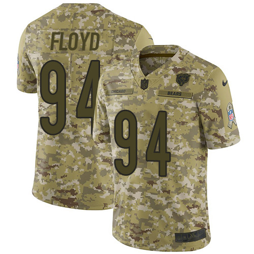 Nike Bears #94 Leonard Floyd Camo Men's Stitched NFL Limited 2018 Salute To Service Jersey Nike Bears #94 Leonard Floyd Camo Men's Stitched NFL Limited 2018 Salute To Service Jersey