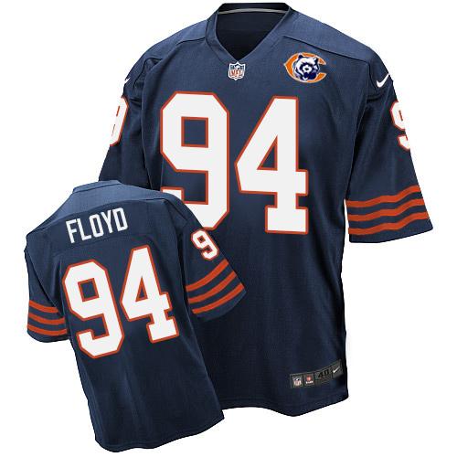 Nike Bears #94 Leonard Floyd Navy Blue Throwback Men's Stitched NFL Elite Jersey Nike Bears #94 Leonard Floyd Navy Blue Throwback Men's Stitched NFL Elite Jersey