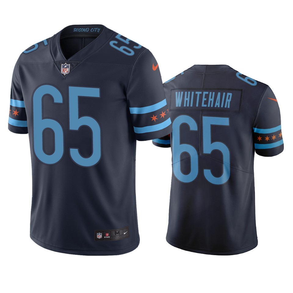 Chicago Bears #65 Cody Whitehair Navy Vapor Limited City Edition NFL Jersey Chicago Bears #65 Cody Whitehair Navy Vapor Limited City Edition NFL Jersey