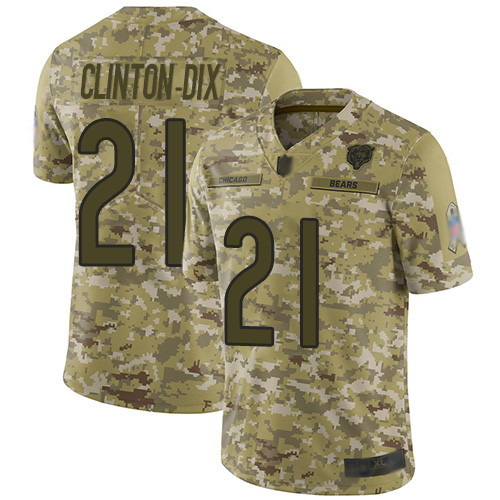 Nike Bears #21 Ha Ha Clinton-Dix Camo Men's Stitched NFL Limited 2018 Salute To Service Jersey Nike Bears #21 Ha Ha Clinton-Dix Camo Men's Stitched NFL Limited 2018 Salute To Service Jersey
