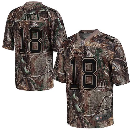 Nike Bengals #18 A.J. Green Camo Men's Stitched NFL Realtree Elite Jersey Nike Bengals #18 A.J. Green Camo Men's Stitched NFL Realtree Elite Jersey