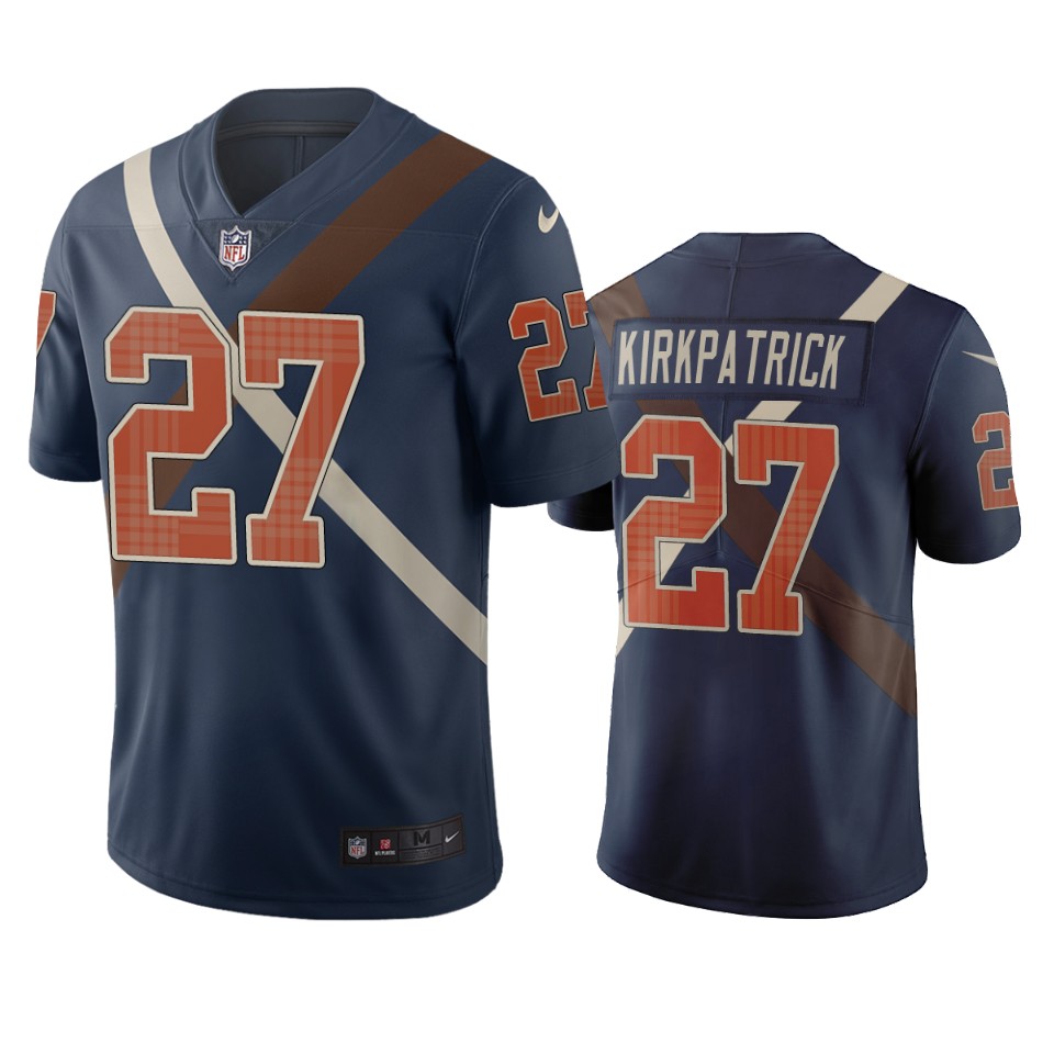 Cincinnati Bengals #27 Dre Kirkpatrick Navy Vapor Limited City Edition NFL Jersey Cincinnati Bengals #27 Dre Kirkpatrick Navy Vapor Limited City Edition NFL Jersey