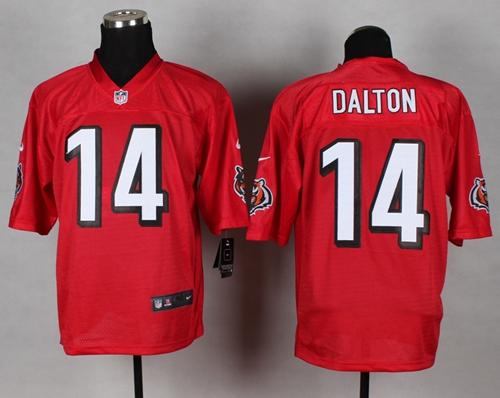 Nike Bengals #14 Andy Dalton Red Men's Stitched NFL Elite QB Practice Jersey Nike Bengals #14 Andy Dalton Red Men's Stitched NFL Elite QB Practice Jersey