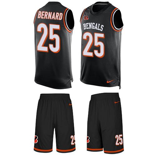 Nike Bengals #25 Giovani Bernard Black Team Color Men's Stitched NFL Limited Tank Top Suit Jersey Nike Bengals #25 Giovani Bernard Black Team Color Men's Stitched NFL Limited Tank Top Suit Jersey