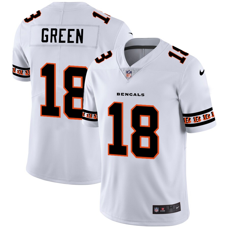Cincinnati Bengals #18 A.J. Green Nike White Team Logo Vapor Limited NFL Jersey Cincinnati Bengals #18 A.J. Green Nike White Team Logo Vapor Limited NFL Jersey