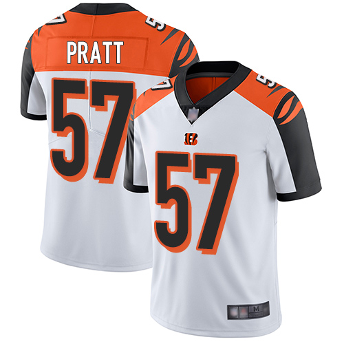 Nike Bengals #57 Germaine Pratt White Men's Stitched NFL Vapor Untouchable Limited Jersey Nike Bengals #57 Germaine Pratt White Men's Stitched NFL Vapor Untouchable Limited Jersey