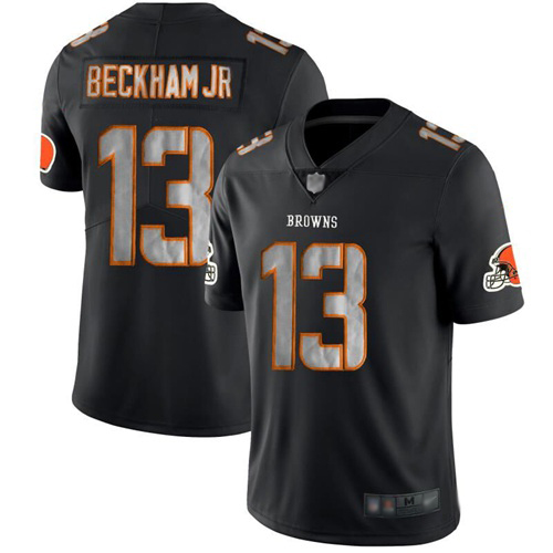 Nike Browns #13 Odell Beckham Jr Black Men's Stitched NFL Limited Rush Impact Jersey Nike Browns #13 Odell Beckham Jr Black Men's Stitched NFL Limited Rush Impact Jersey