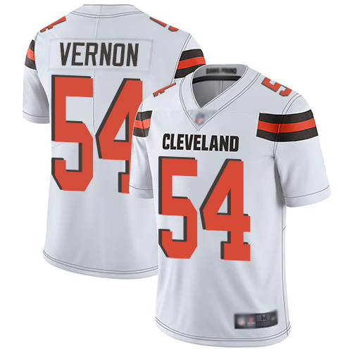 Nike Browns #54 Olivier Vernon White Men's Stitched NFL Vapor Untouchable Limited Jersey Nike Browns #54 Olivier Vernon White Men's Stitched NFL Vapor Untouchable Limited Jersey