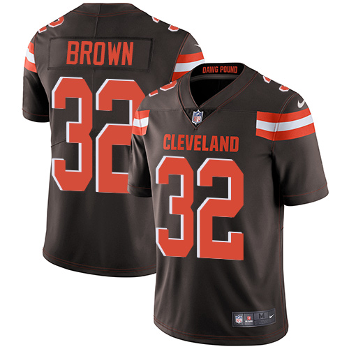 Nike Browns #32 Jim Brown Brown Team Color Men's Stitched NFL Vapor Untouchable Limited Jersey Nike Browns #32 Jim Brown Brown Team Color Men's Stitched NFL Vapor Untouchable Limited Jersey