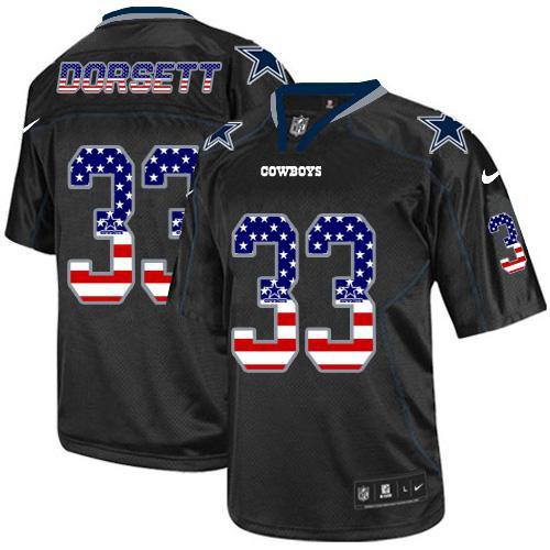 Nike Cowboys #33 Tony Dorsett Black Men's Stitched NFL Elite USA Flag Fashion Jersey Nike Cowboys #33 Tony Dorsett Black Men's Stitched NFL Elite USA Flag Fashion Jersey