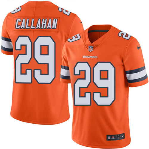 Nike Broncos #29 Bryce Callahan Orange Men's Stitched NFL Limited Rush Jersey Nike Broncos #29 Bryce Callahan Orange Men's Stitched NFL Limited Rush Jersey