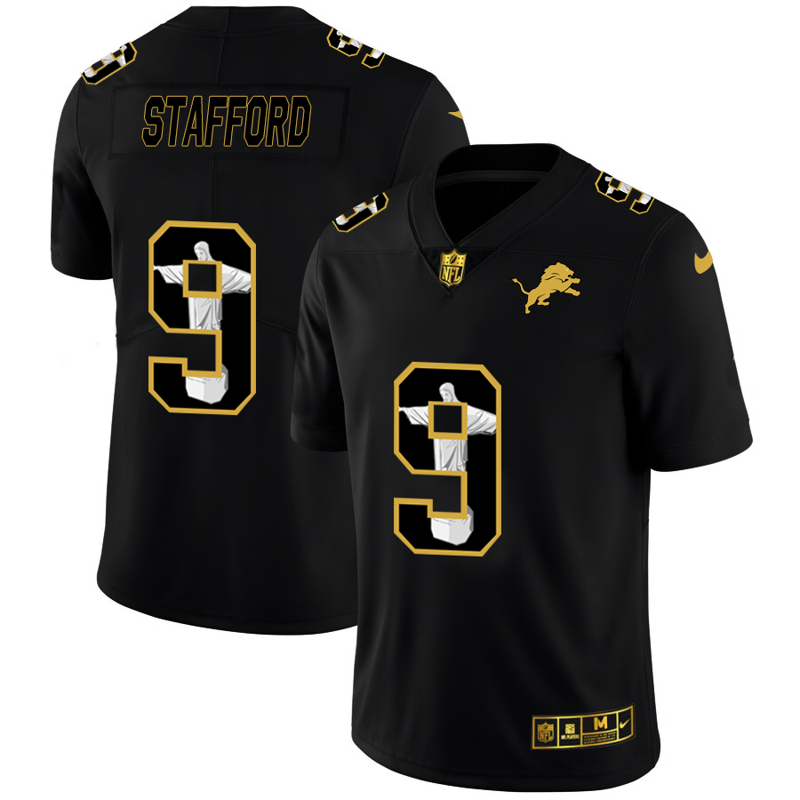 Detroit Lions #9 Matthew Stafford Men's Nike Carbon Black Vapor Cristo Redentor Limited NFL Jersey Detroit Lions #9 Matthew Stafford Men's Nike Carbon Black Vapor Cristo Redentor Limited NFL Jersey