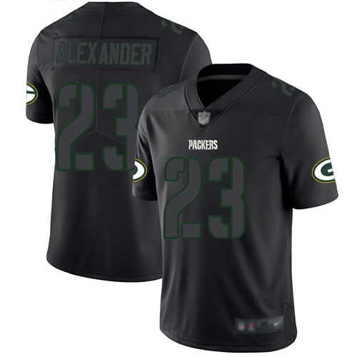 Nike Packers #23 Jaire Alexander Black Men's Stitched NFL Limited Rush Impact Jersey Nike Packers #23 Jaire Alexander Black Men's Stitched NFL Limited Rush Impact Jersey