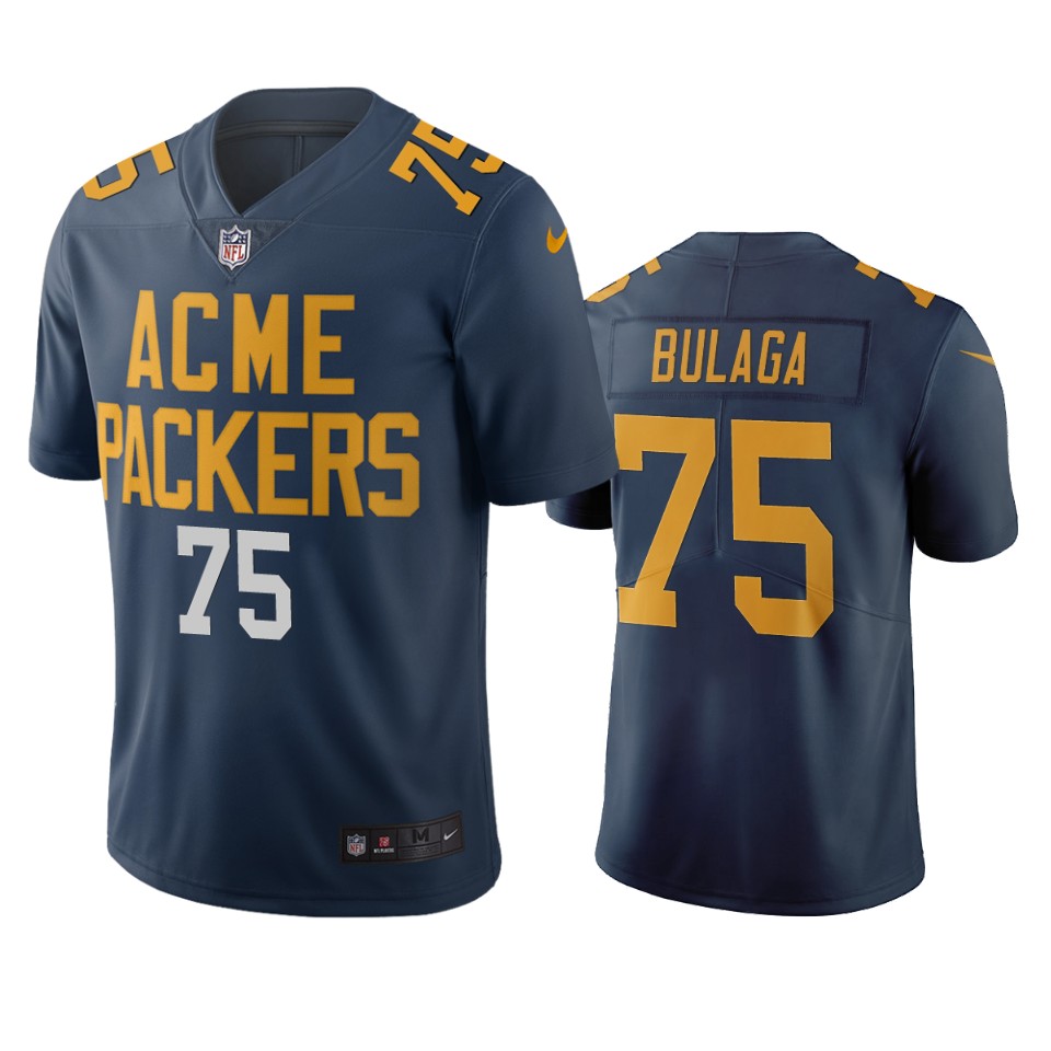 Green Bay Packers #75 Bryan Bulaga Navy Vapor Limited City Edition NFL Jersey Green Bay Packers #75 Bryan Bulaga Navy Vapor Limited City Edition NFL Jersey