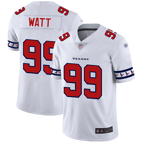 Nike Texans #99 J.J. Watt White Men's Stitched NFL Limited Team Logo Fashion Jersey Nike Texans #99 J.J. Watt White Men's Stitched NFL Limited Team Logo Fashion Jersey