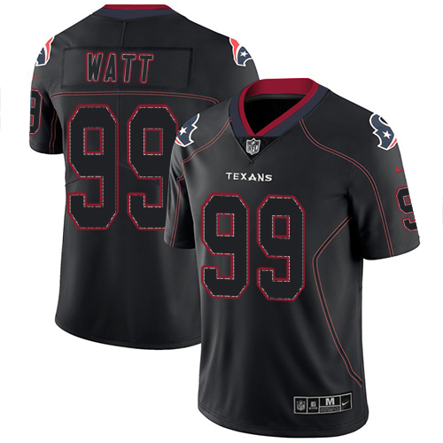Nike Texans #99 J.J. Watt Lights Out Black Men's Stitched NFL Limited Rush Jersey Nike Texans #99 J.J. Watt Lights Out Black Men's Stitched NFL Limited Rush Jersey