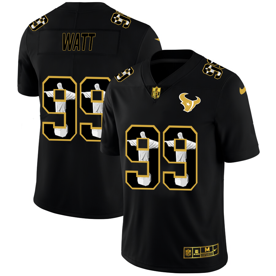 Houston Texans #99 J.J. Watt Men's Nike Carbon Black Vapor Cristo Redentor Limited NFL Jersey Houston Texans #99 J.J. Watt Men's Nike Carbon Black Vapor Cristo Redentor Limited NFL Jersey