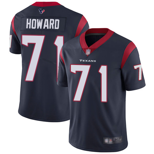 Nike Texans #71 Tytus Howard Navy Blue Team Color Men's Stitched NFL Vapor Untouchable Limited Jersey Nike Texans #71 Tytus Howard Navy Blue Team Color Men's Stitched NFL Vapor Untouchable Limited Jersey