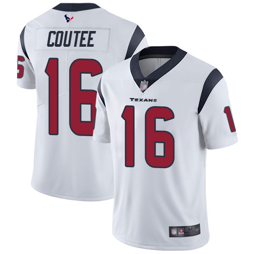 Nike Texans #16 Keke Coutee White Men's Stitched NFL Vapor Untouchable Limited Jersey Nike Texans #16 Keke Coutee White Men's Stitched NFL Vapor Untouchable Limited Jersey