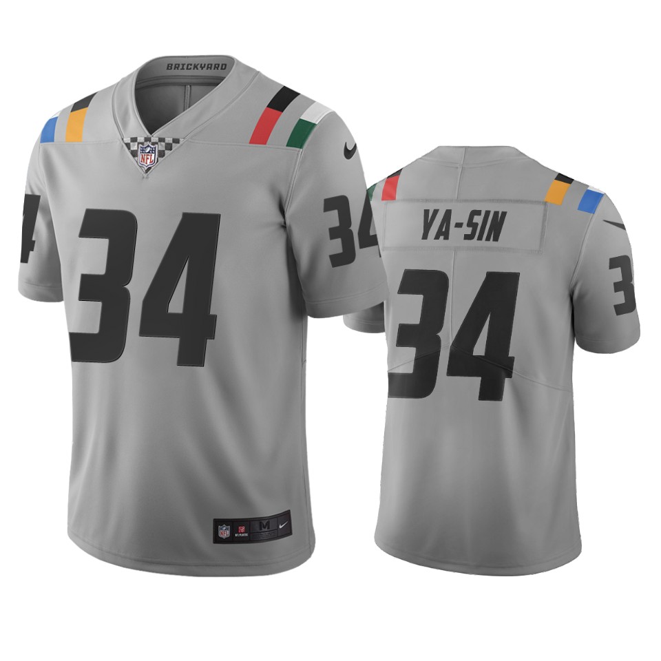 Indianapolis Colts #34 Rock Ya-Sin Gray Vapor Limited City Edition NFL Jersey Indianapolis Colts #34 Rock Ya-Sin Gray Vapor Limited City Edition NFL Jersey