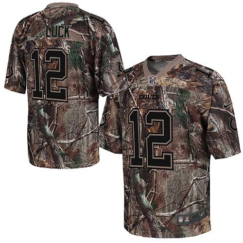 Nike Colts #12 Andrew Luck Camo Men's Stitched NFL Realtree Elite Jersey Nike Colts #12 Andrew Luck Camo Men's Stitched NFL Realtree Elite Jersey