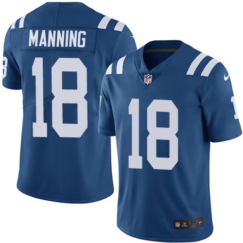 Nike Colts #18 Peyton Manning Royal Blue Team Color Men's Stitched NFL Vapor Untouchable Limited Jersey Nike Colts #18 Peyton Manning Royal Blue Team Color Men's Stitched NFL Vapor Untouchable Limited Jersey