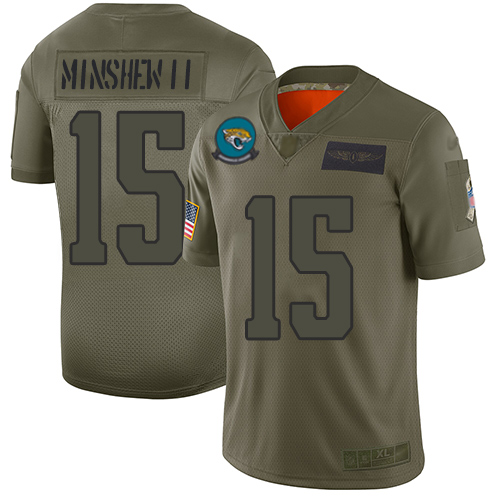 Nike Jaguars #15 Gardner Minshew II Camo Men's Stitched NFL Limited 2019 Salute To Service Jersey Nike Jaguars #15 Gardner Minshew II Camo Men's Stitched NFL Limited 2019 Salute To Service Jersey