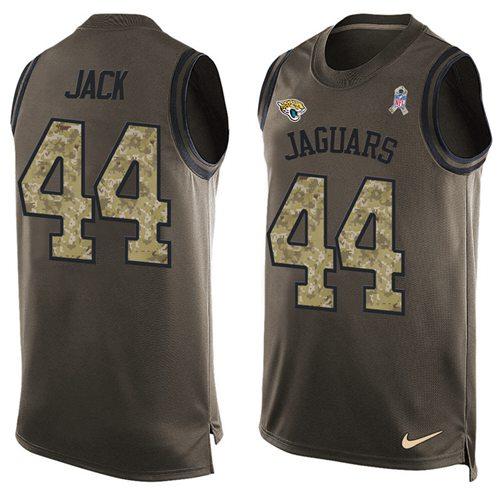 Nike Jaguars #44 Myles Jack Green Men's Stitched NFL Limited Salute To Service Tank Top Jersey Nike Jaguars #44 Myles Jack Green Men's Stitched NFL Limited Salute To Service Tank Top Jersey