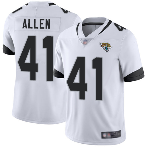 Nike Jaguars #41 Josh Allen White Men's Stitched NFL Vapor Untouchable Limited Jersey Nike Jaguars #41 Josh Allen White Men's Stitched NFL Vapor Untouchable Limited Jersey