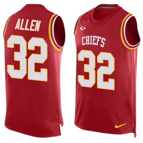 Nike Chiefs #32 Marcus Allen Red Team Color Men's Stitched NFL Limited Tank Top Jersey Nike Chiefs #32 Marcus Allen Red Team Color Men's Stitched NFL Limited Tank Top Jersey