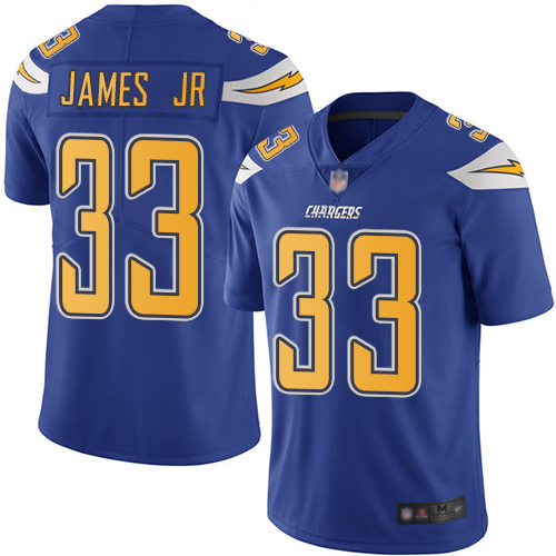 Nike Chargers #33 Derwin James Jr Electric Blue Men's Stitched NFL Limited Rush Jersey Nike Chargers #33 Derwin James Jr Electric Blue Men's Stitched NFL Limited Rush Jersey
