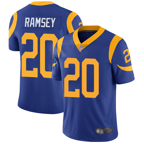 Nike Rams #20 Jalen Ramsey Royal Blue Alternate Men's Stitched NFL Vapor Untouchable Limited Jersey Nike Rams #20 Jalen Ramsey Royal Blue Alternate Men's Stitched NFL Vapor Untouchable Limited Jersey