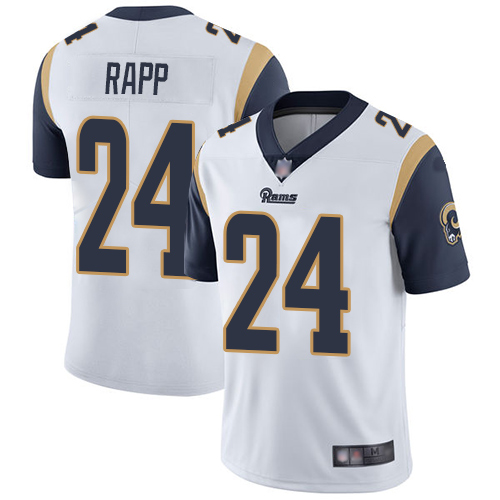 Nike Rams #24 Taylor Rapp White Men's Stitched NFL Vapor Untouchable Limited Jersey Nike Rams #24 Taylor Rapp White Men's Stitched NFL Vapor Untouchable Limited Jersey