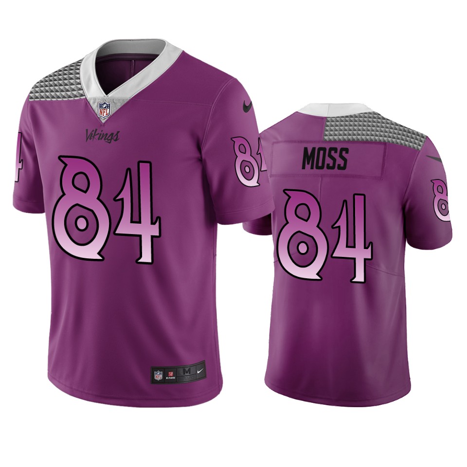 Minnesota Vikings #84 Randy Moss Purple Vapor Limited City Edition NFL Jersey Minnesota Vikings #84 Randy Moss Purple Vapor Limited City Edition NFL Jersey