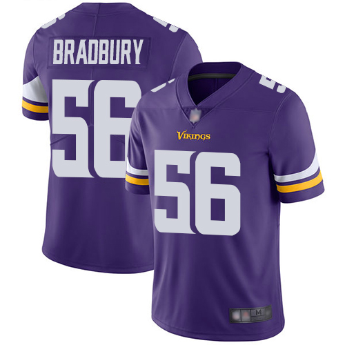 Nike Vikings #56 Garrett Bradbury Purple Team Color Men's Stitched NFL Vapor Untouchable Limited Jersey Nike Vikings #56 Garrett Bradbury Purple Team Color Men's Stitched NFL Vapor Untouchable Limited Jersey