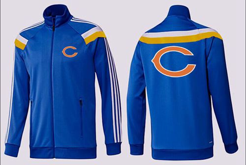 NFL Chicago Bears Team Logo Jacket Blue_2 NFL Chicago Bears Team Logo Jacket Blue_2