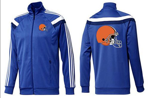 NFL Cleveland Browns Team Logo Jacket Blue_1 NFL Cleveland Browns Team Logo Jacket Blue_1