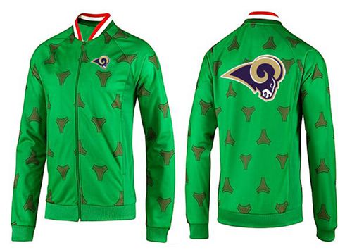 NFL Los Angeles Rams Team Logo Jacket Green NFL Los Angeles Rams Team Logo Jacket Green