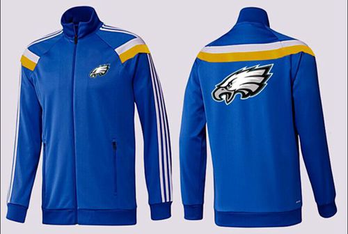 NFL Philadelphia Eagles Team Logo Jacket Blue_2 NFL Philadelphia Eagles Team Logo Jacket Blue_2