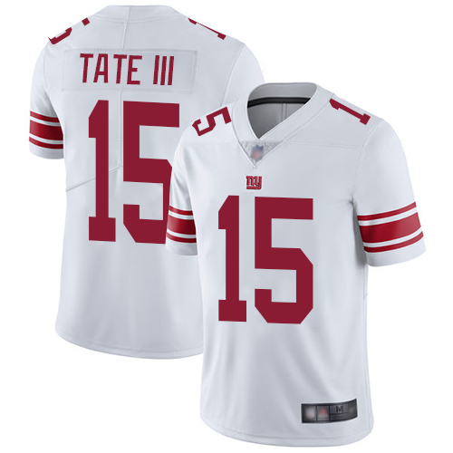 Nike Giants #15 Golden Tate III White Men's Stitched NFL Vapor Untouchable Limited Jersey Nike Giants #15 Golden Tate III White Men's Stitched NFL Vapor Untouchable Limited Jersey