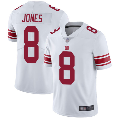 Nike Giants #8 Daniel Jones White Men's Stitched NFL Vapor Untouchable Limited Jersey Nike Giants #8 Daniel Jones White Men's Stitched NFL Vapor Untouchable Limited Jersey