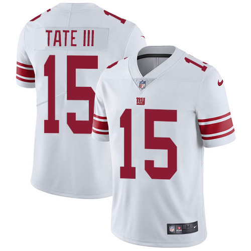 Nike Giants #15 Golden Tate White Men's Stitched NFL Vapor Untouchable Limited Jersey Nike Giants #15 Golden Tate White Men's Stitched NFL Vapor Untouchable Limited Jersey