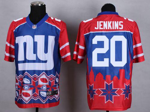 Nike Giants #20 Janoris Jenkins Blue Men's Stitched NFL Elite Noble Fashion Jersey Nike Giants #20 Janoris Jenkins Blue Men's Stitched NFL Elite Noble Fashion Jersey