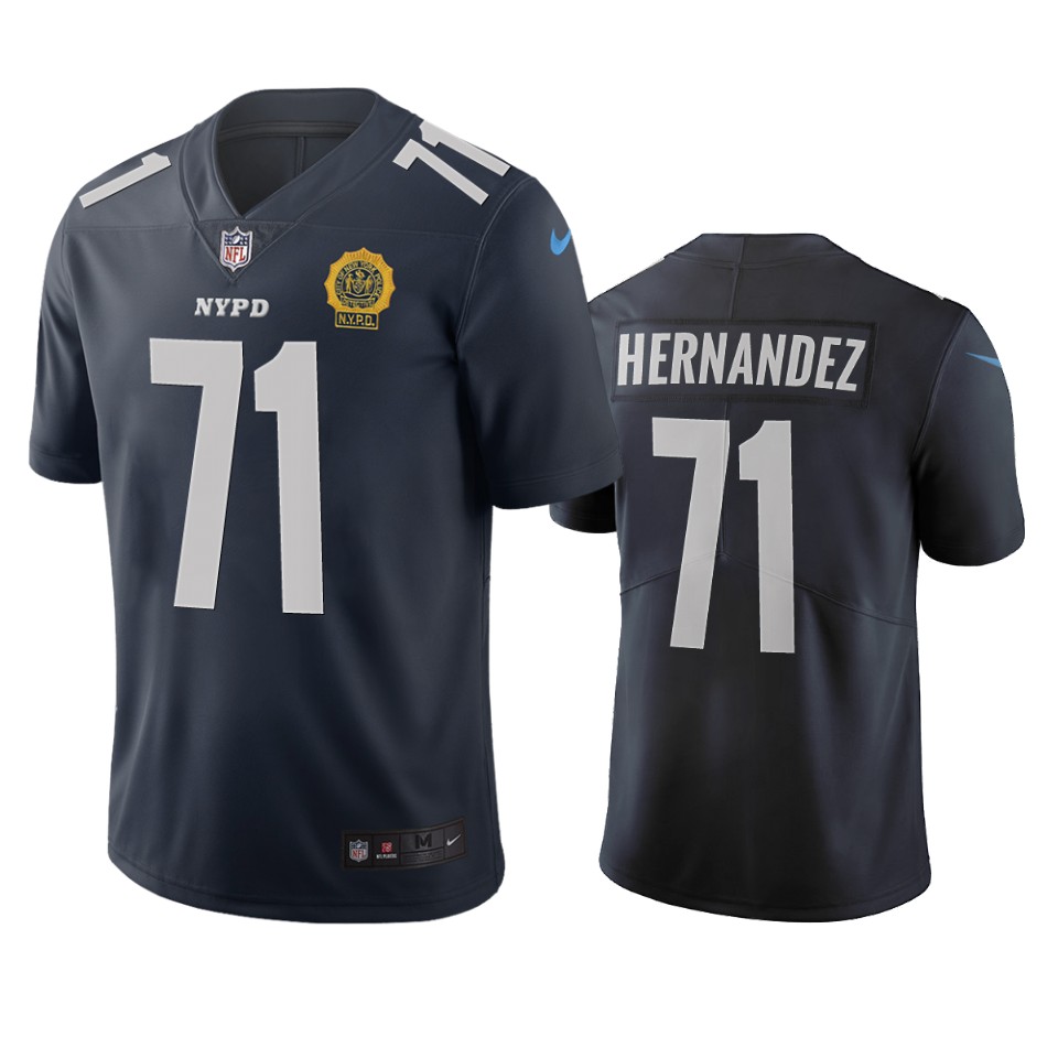 New York Giants #71 Will Hernandez Navy Vapor Limited City Edition NFL Jersey New York Giants #71 Will Hernandez Navy Vapor Limited City Edition NFL Jersey